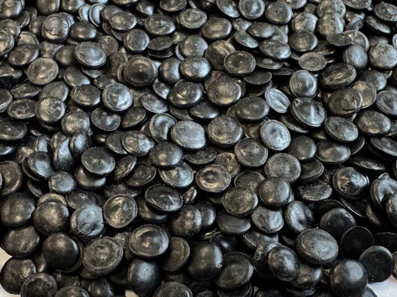 Granulat-slomka-Green-Koltex Regranulat słomka / natural Green Koltex